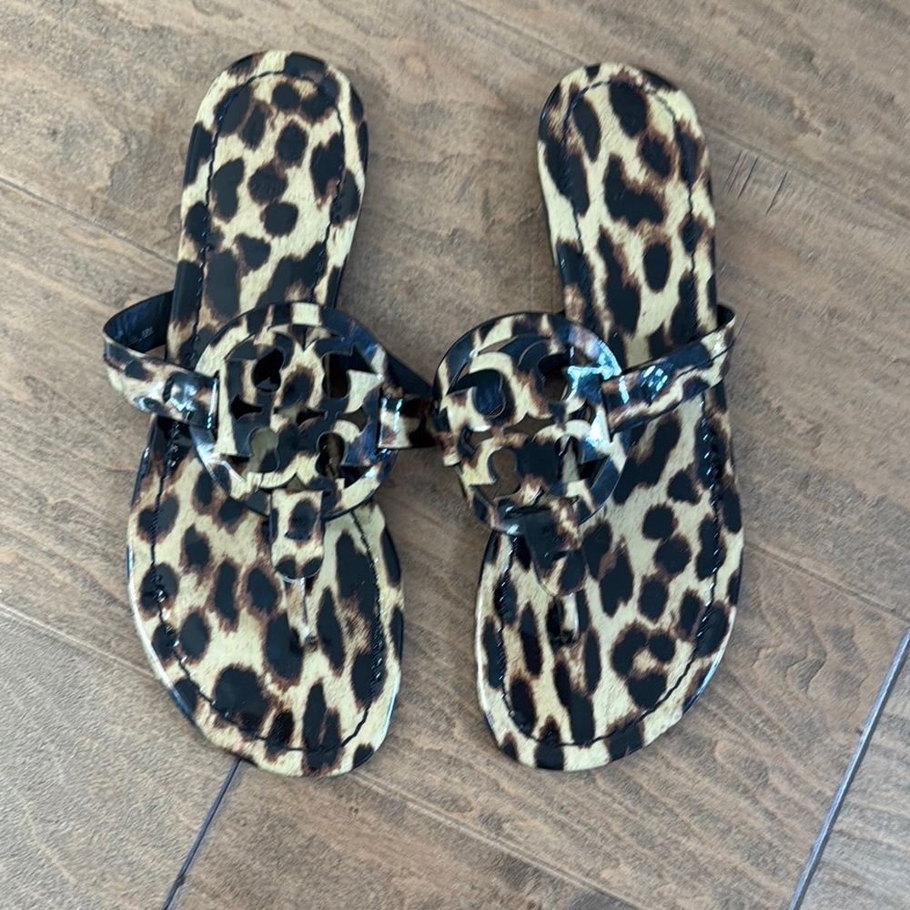 Leopard Print Tory Burch  Sandals